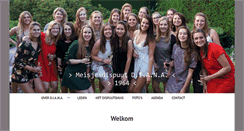 Desktop Screenshot of meisjesdispuutdiana.nl